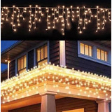 Cascata 400 Led Branco Frio Fixa Decoração Casa E Eventos