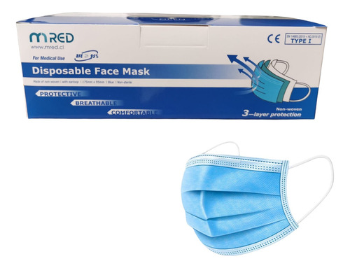 Mascarillas Desechables Certificadas (caja De 50 Uds)