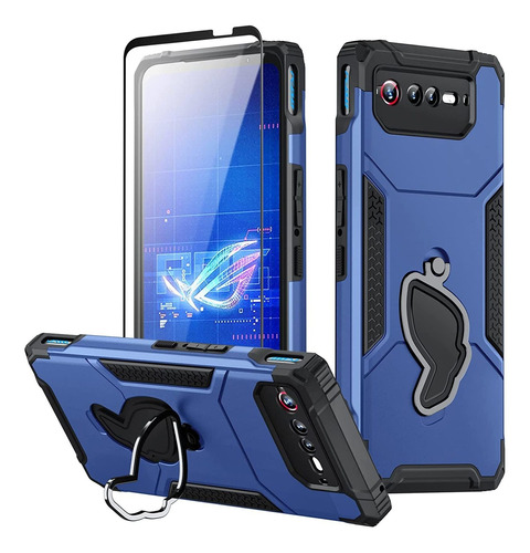 Funda Asus Rog Phone 6/6 Pro Con Funcion Atril Y Protector A