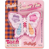 Paleta De Sombra Infantil Borboleta Make Up Teen - Fenzza