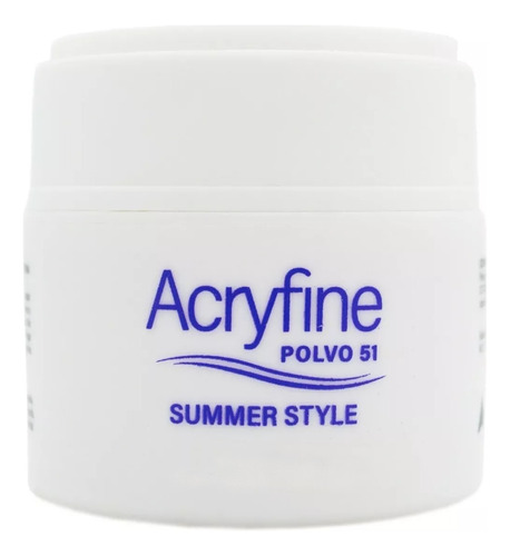 Polímero Acryfine Polvo 51 - Clear - Summer Style 30gr