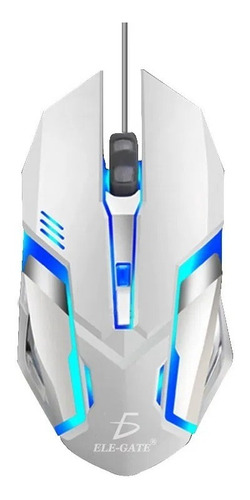 Mouse Optico Gamer Led Multicolor Raton Usb Alámbrico Juegos