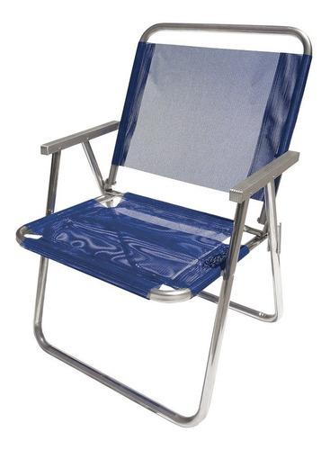 Cadeira De Praia Em Alumínio 130 Kg Botafogo + Nfe