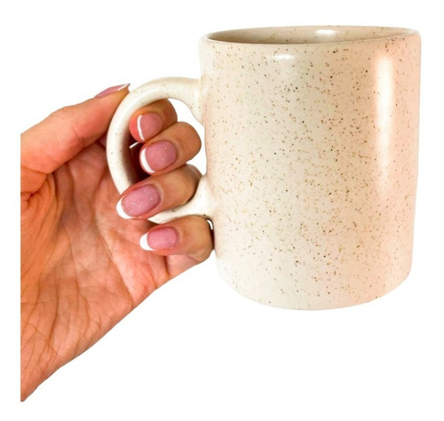 Taza Ceramica Grande Mug Roma Jaspeada 350 Cc 