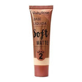 Base Liquida Soft Matte Maquiagem Ruby Rose