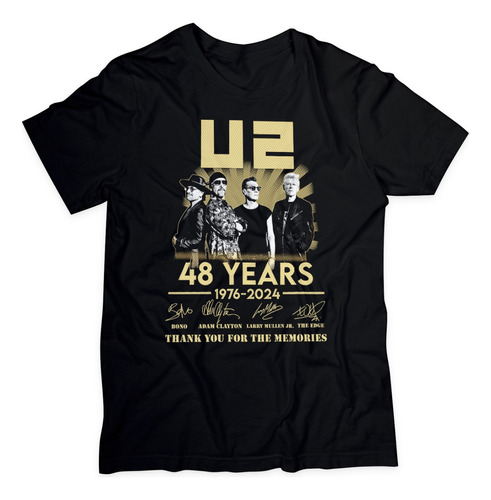 Remera U2 48 Años