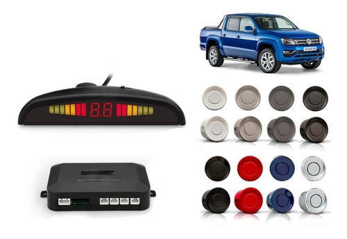 Sensor De Estacionamiento P/ Volkswagen Amarok Con Display 