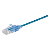 Monoprice Cat6a Patch Ethernet Cable - 14 Pies - Azul | Utp,