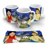 Taza Heidi Anime Retro Dibujo Japan 4k Art 01