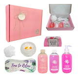 Aroma Relax Caja Regalo Mujer Box Zen Spa Rosas Kit Set  N01