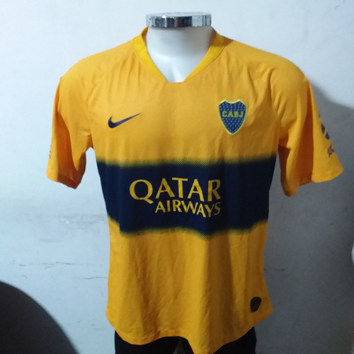Camiseta De Boca Amarilla 2019 Nike Original Etiqueta Dorada
