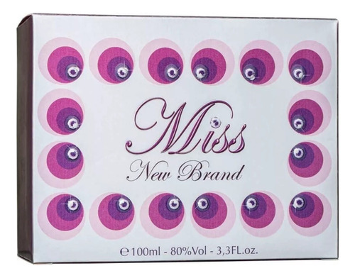 Perfume Miss New Brand Feminino Edp 100ml Lacrado Original