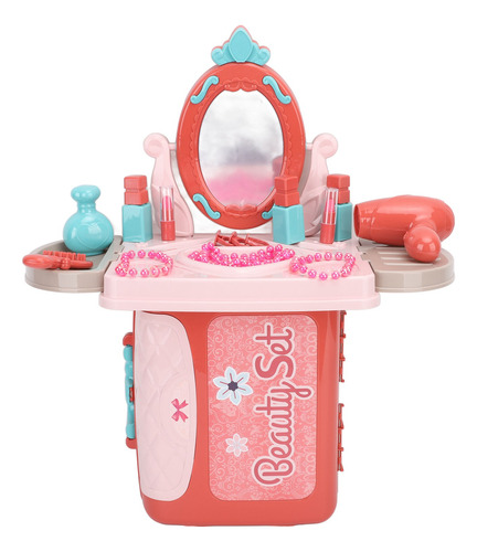 Kit De Maquiagem Infantil Toy Pretend Play Girls Vanity Set