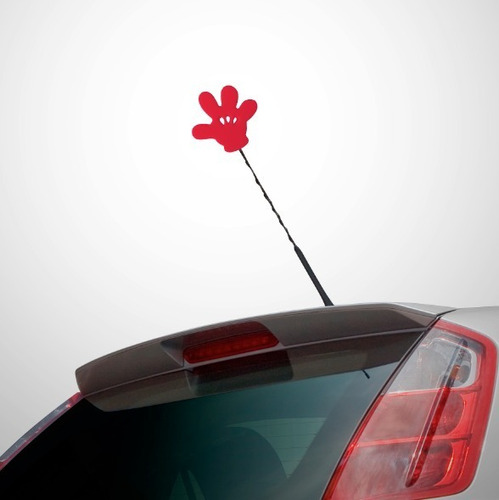 Enfeite Antena Automotivo Mickey Disney Carro Bolinha Luva