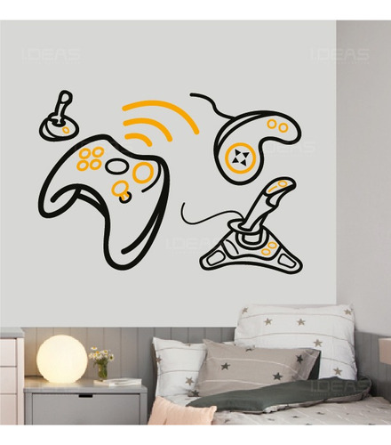 Vinilo Decorativo Gamer Control Sticker 115x80cm