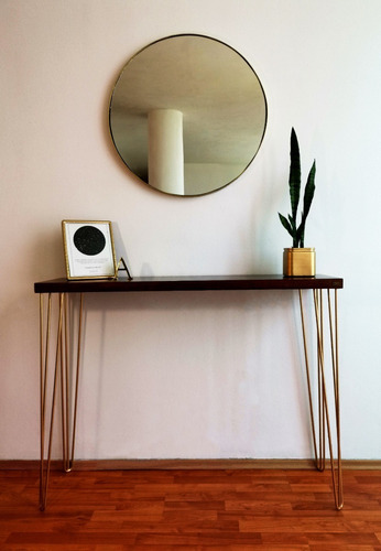 Credenza Recibidor Minimalista, Industrial Y Moderno.