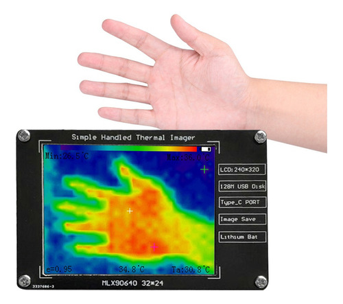 Cámara Termográfica Portátil Con Sensores Infrarrojos De 32