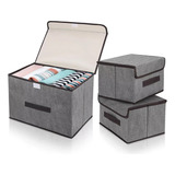 Cajas Organizadoras Tela Plegable X3 Unidades