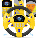 Juguete Volante Simulación Auto Para Niños Amarillo