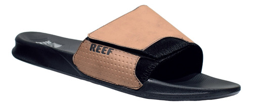 Ojota Reef One Slide Ajustable Con Logo Plantilla Inyectada