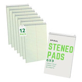 Steno Pads 6x9, Steno Pads, Spiral Steno Pads, Gregg Ru...