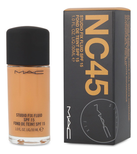 Base De Maquillaje Mac Studio Fix Fluid Spf15 Nc45