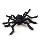 Araña Falsa Gigante, Realista, Posable Para Halloween, Negra