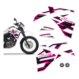 Adesivos Yamaha Xt 660r 2015 Moto Branca Faixa + Emblemas