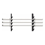 Soporte Rack Porta Barra Olímpica Pared Gimnasio Gym X5