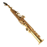 Saxofón Profesional Soprano Recto Con Tudeles Cora King Msi