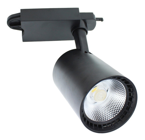 Lampara Para Riel Dirigible Led 30w Acabado Negro O Blanco 