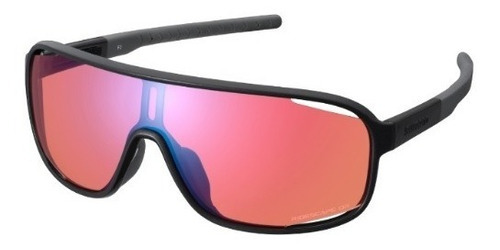 Lentes De Ciclismo Shimano Technium Mr Negro Metalico Color Negro Color Del Armazón Negro Color De La Lente Naranja/azul