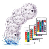 Luces Led Para Piscinas Jacuzzi Sumergibles Inalambricas