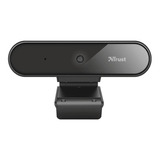 Webcam Para Videochamadas C/ Auto Foco Microfone Tripé Trust