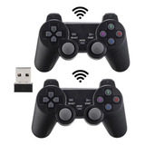 2 Control Inalambrico Gamepad Y Joystick Para Pc Tv Box Mac