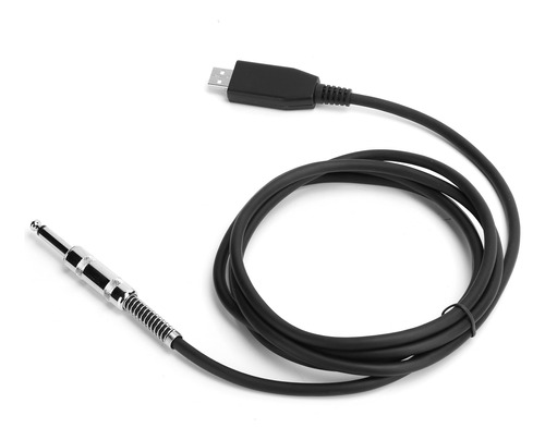 Cable Usb Para Guitarra A Conector Mono Jack De 6,35 Mm, Bas