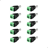 Kit 10x Conector Plug P4 Macho Borne Adaptador 