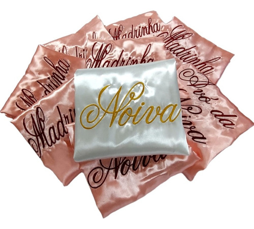 Roupão Noiva Personalizado Com Bordado Robe