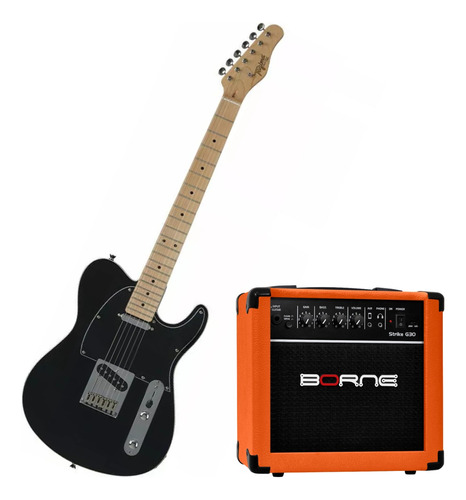 Kit Guitarra Tagima T-550 Telecaster + Cubo Orange E Corda