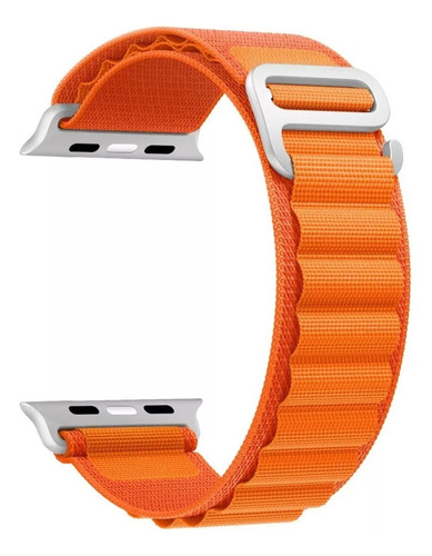 Pulseira Laranja Nylon Loop Alpine P/ Apple Watch 42 A 49mm