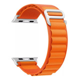 Pulseira Laranja Nylon Loop Alpine P/ Apple Watch 42 A 49mm