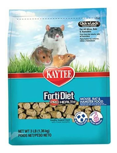 Alimento Kaytee Fortidiet Prohealth Rata Ratón Cubos 1.36kg