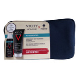 Desodorante 100ml+gel Banho 200ml+necessaire Kit Vichy Homem