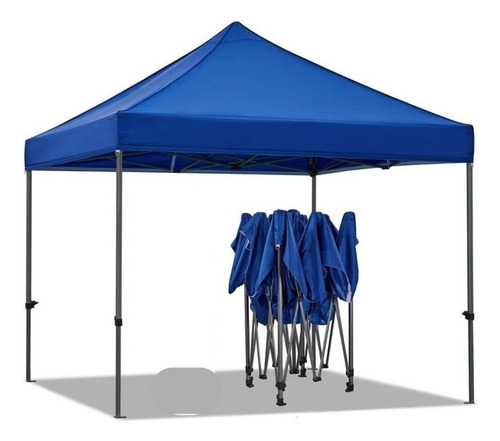 Tenda Gazebo Articulado 3x3 Aço Resistente Sanfonado Praia