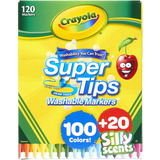 Lápices Crayola Súper Tips 120 