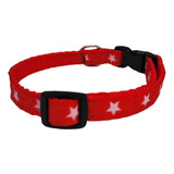 Collar Estrellas Rojo Mascotas 35cm