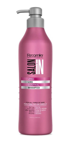 Shampoo Liss Control 1000 Ml  Salon In