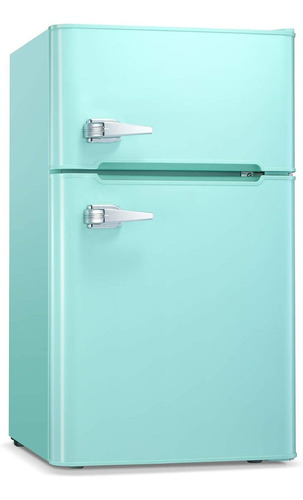 Refrigerador Compacto Estilo Retro Vintage Color Menta