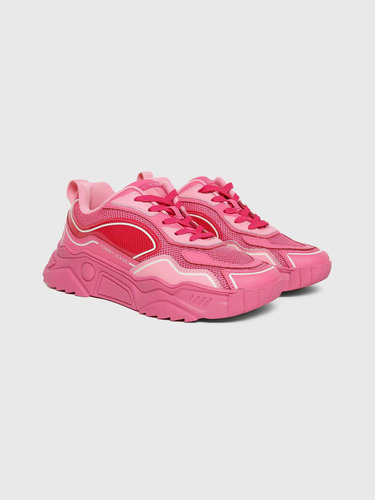 Zapatillas Estilo Running Chunky Mujer Tommy Hilfiger Rosa