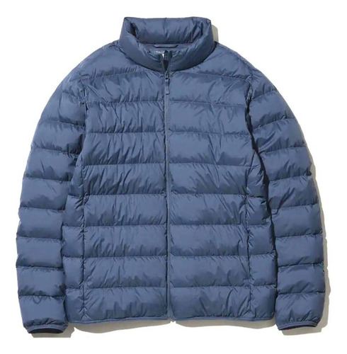 Campera Uniqlo Ultra Light Down Jacket Hombre Azul Acero